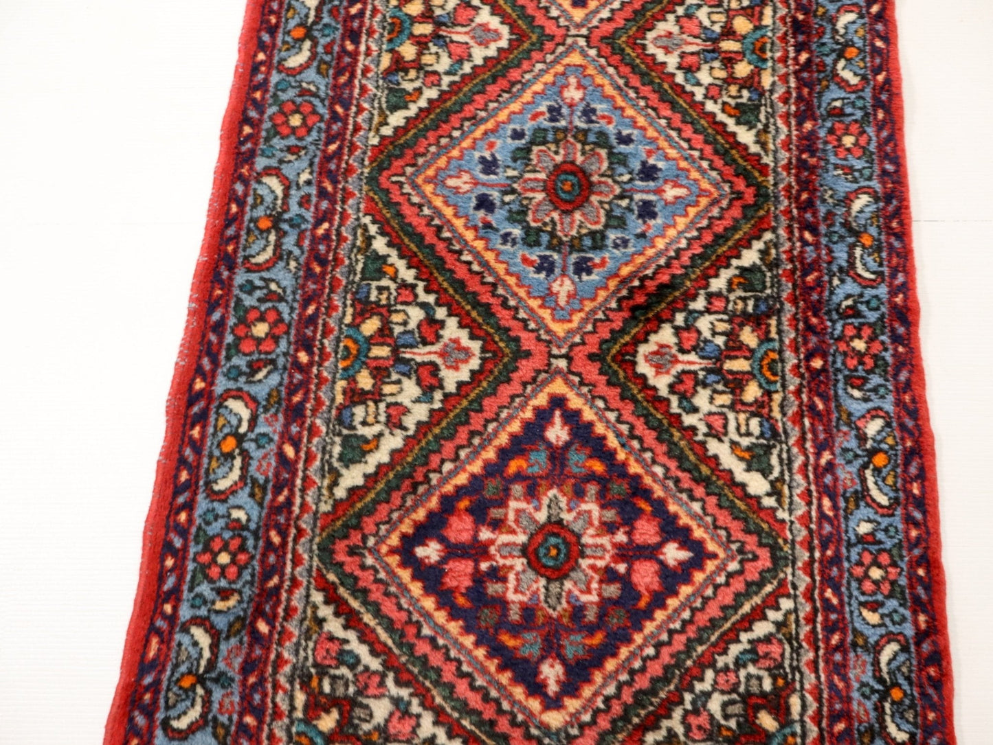 Persischer Hamadan Brückenläufer Teppich | 66 cm x 290 cm