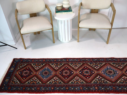 Persischer Hamadan Brückenläufer Teppich | 66 cm x 290 cm