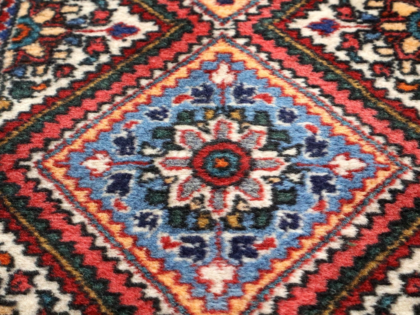 Persischer Hamadan Brückenläufer Teppich | 66 cm x 290 cm