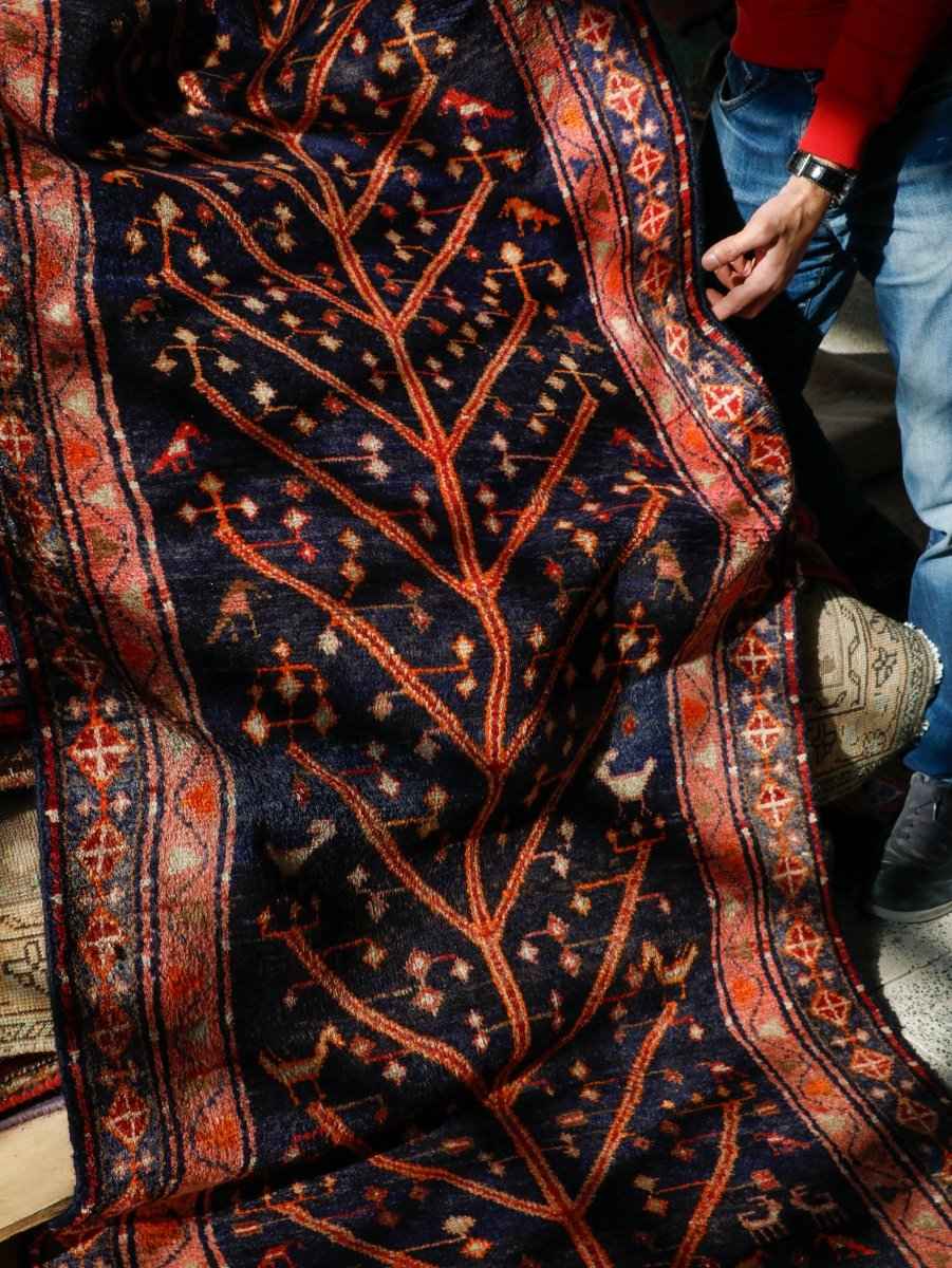 Persian Hamadan Runner Rug | 3' 1” x 8' 9"