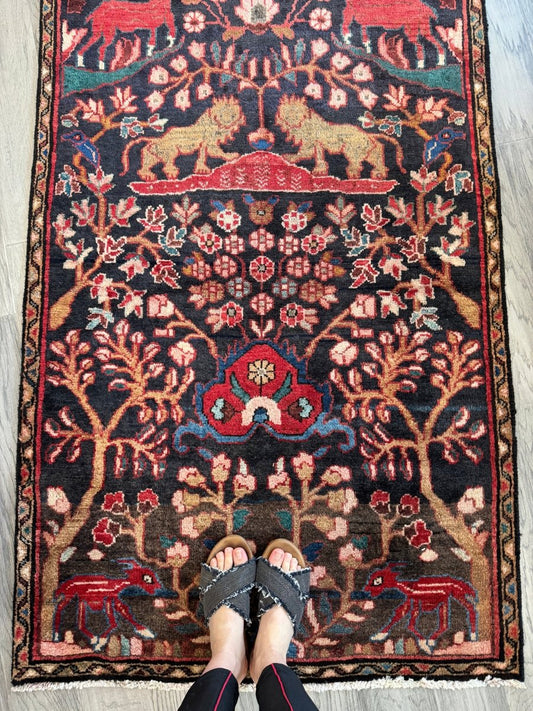 Persischer Hamadan Läufer | 94 x 287 cm