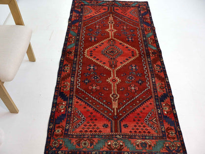 Persian Hamadan Runner Rug | 3' 3” x 6' 9"