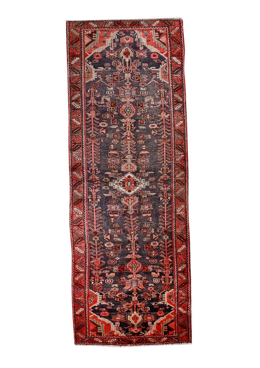 Persischer Hamadan Brückenläufer | 1,04 m x 3,25 m