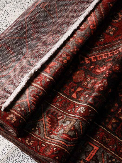 Persian Hamedan Runner Rug | 4' 5” x 13' 9"