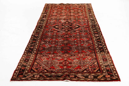 Persian Hosseinabad Runner Rug | 3' 8" x 10' 9"