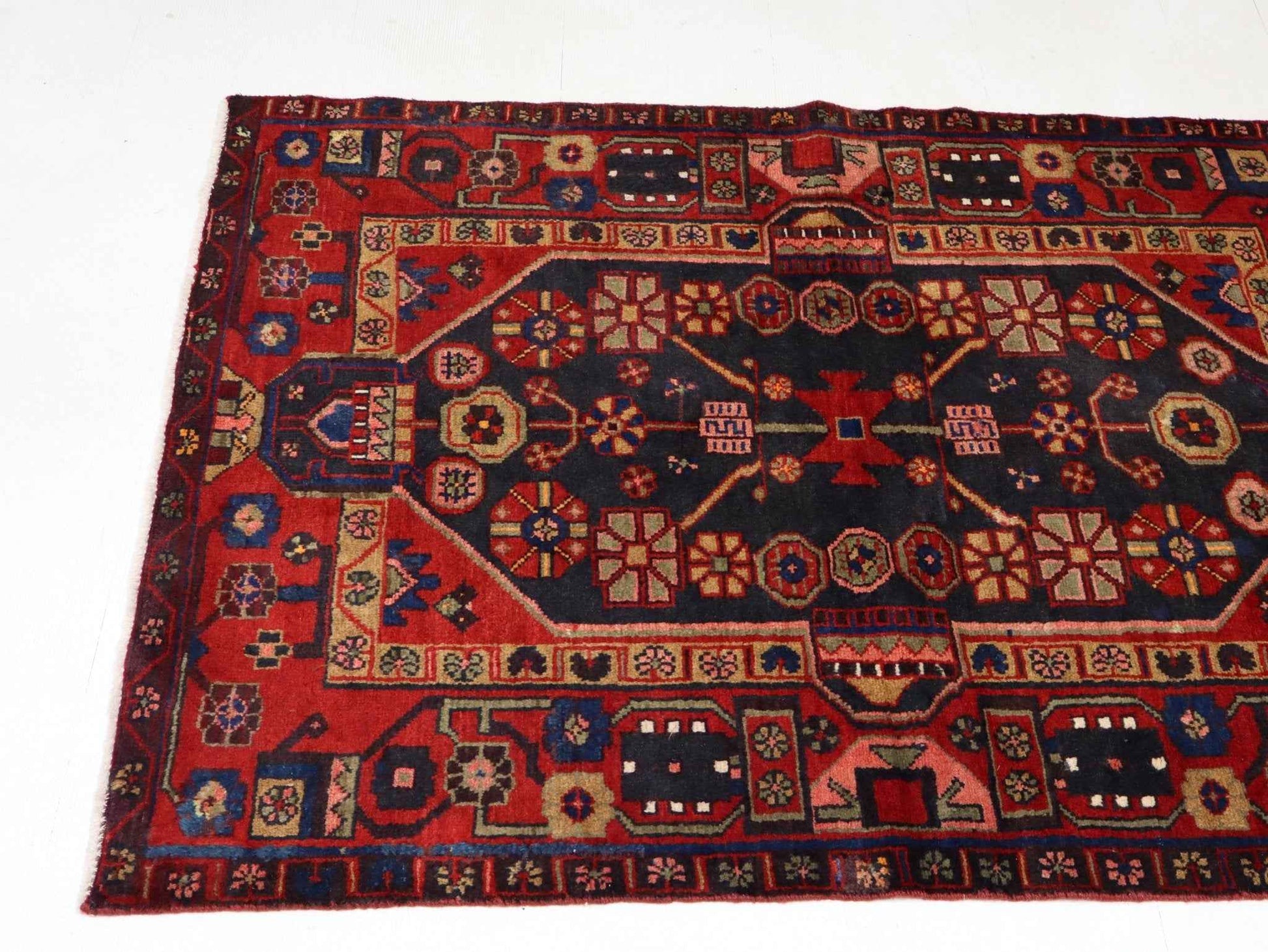 Persian Hamadan Rug | 3' 9” x 5' 3"