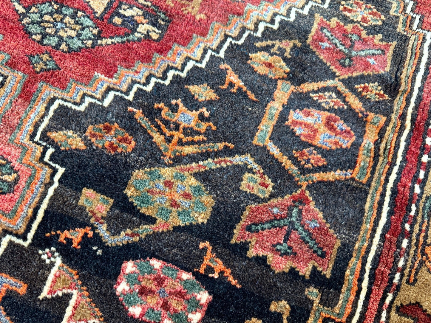 Perser Zanjan Teppich | 4' 6” x 7' 9"