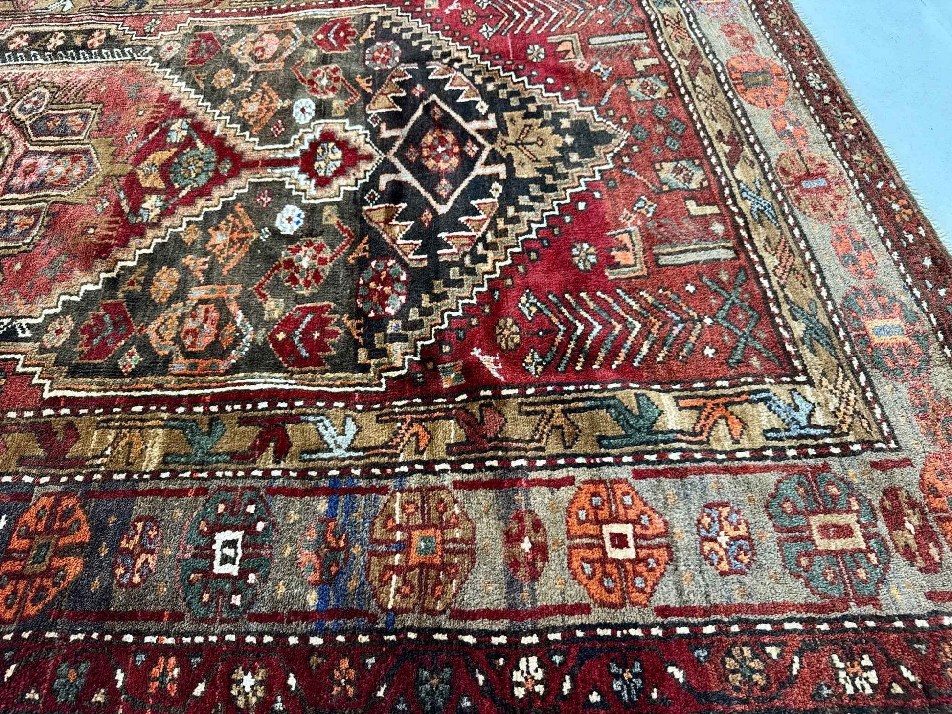 Persian Zanjan Rug | 4' 6” x 7' 9"