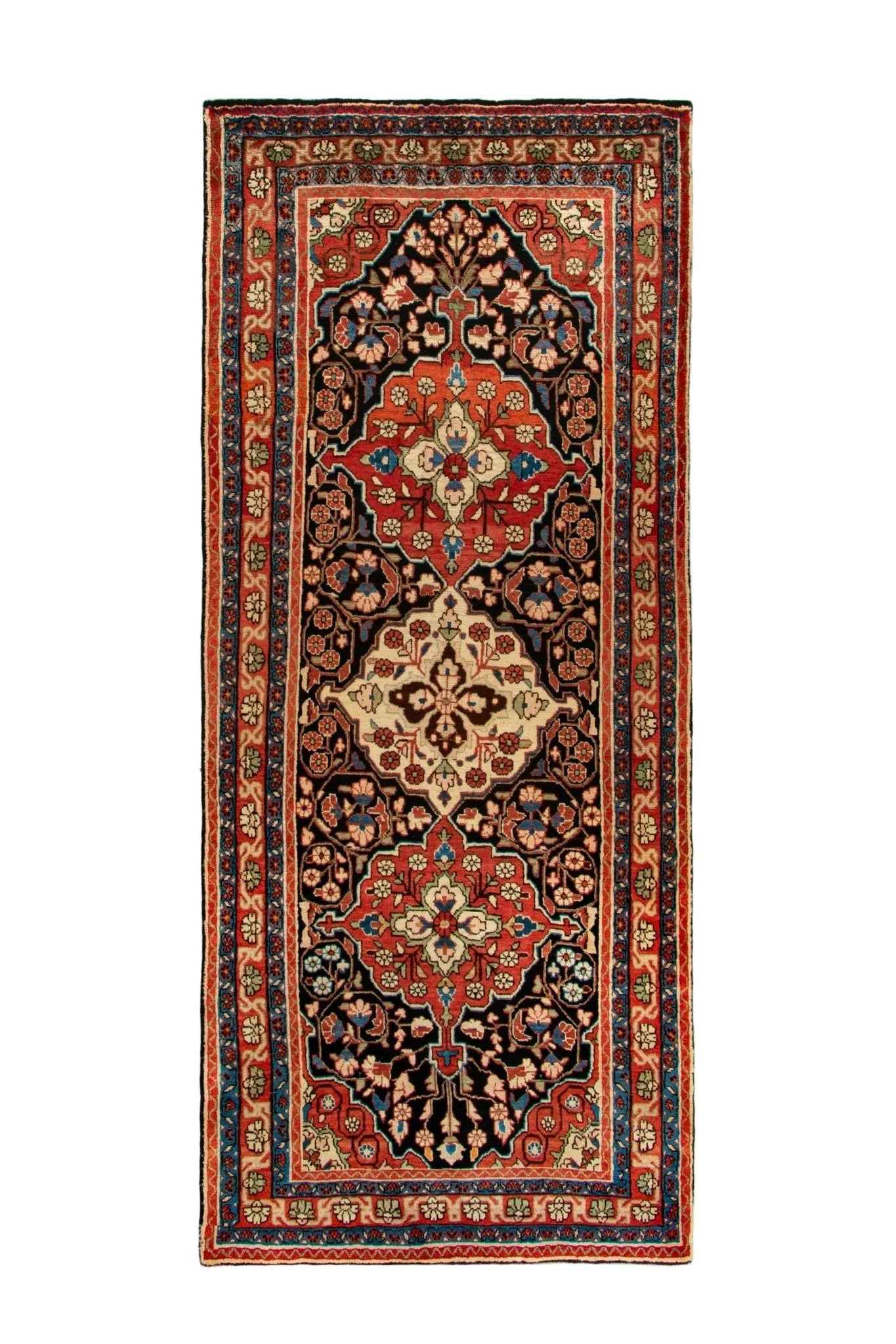 Persian Mahal Runner Rug | 3' 9" x 9' 3"