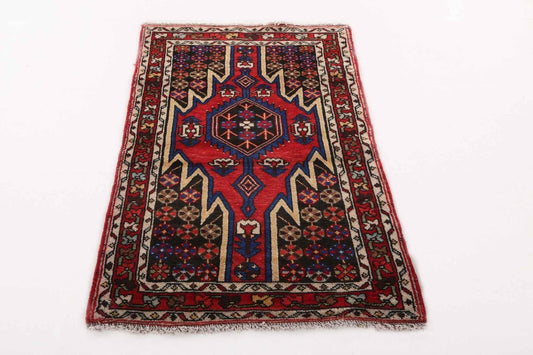 Persian Mazlaghan Rug | 2' 7" x 4' 2"