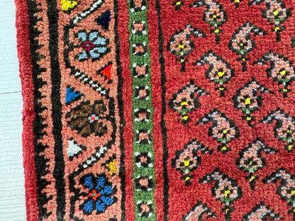 Persian Mir-Boteh Runner Rug | 2' 1” x 9' 5"