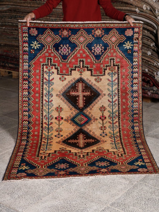 Persischer Afshar Teppich | 1,19 m x 1,85 m