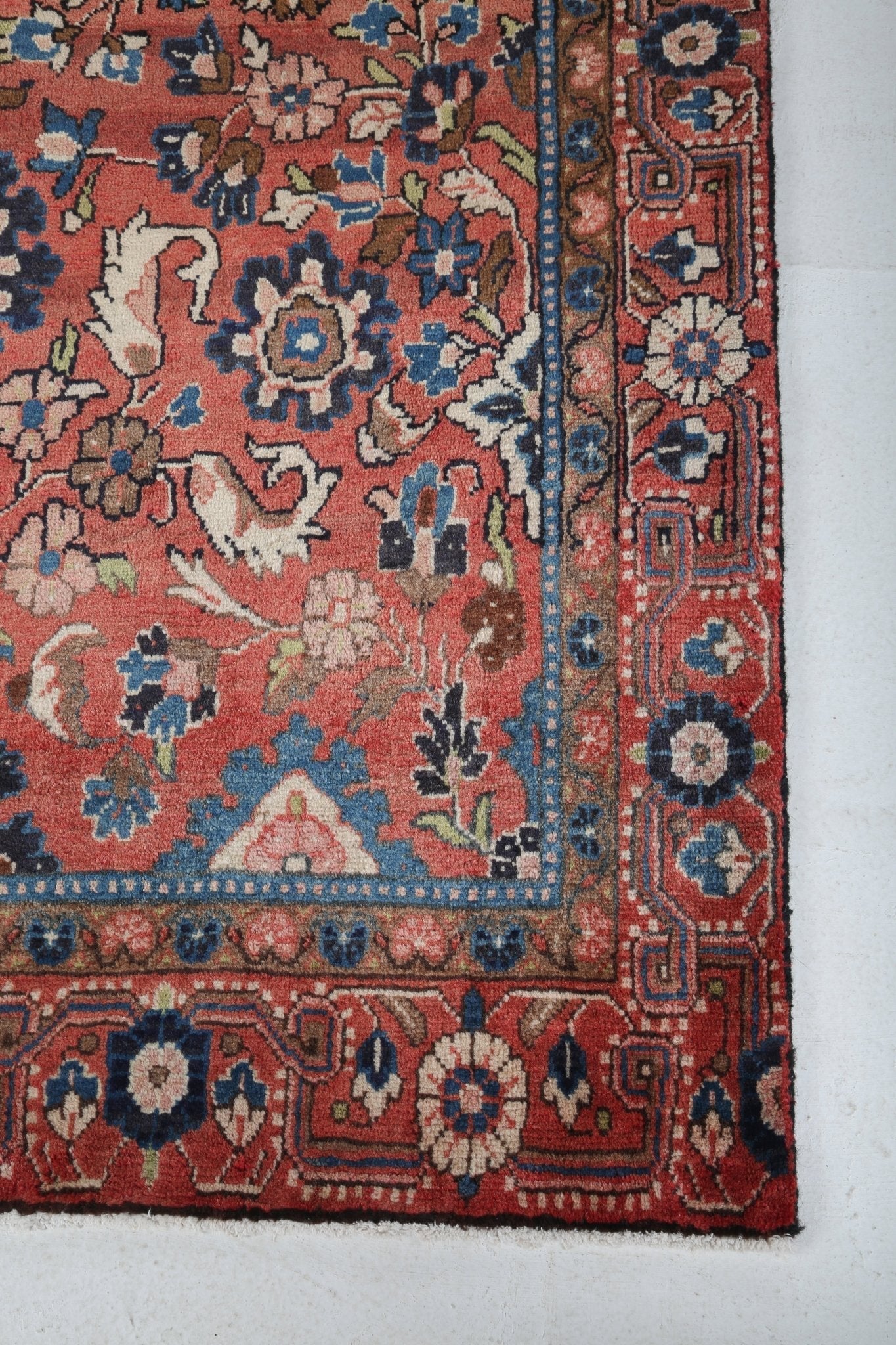 Persischer Nainaj Läufer Teppich | 1,19 m x 2,74 m