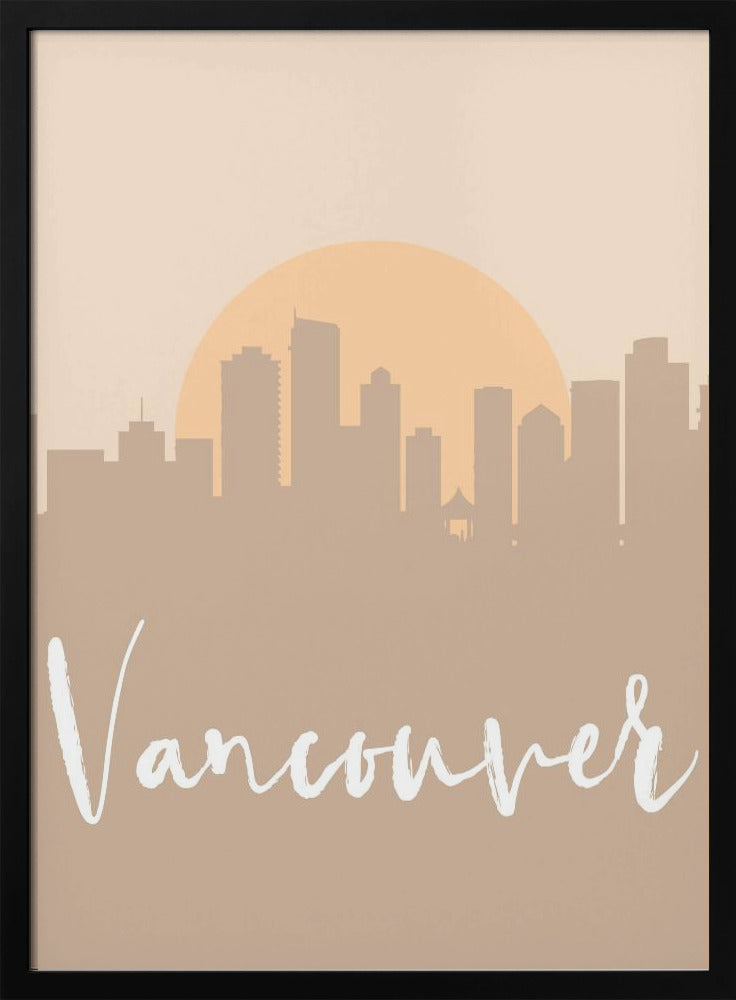Wandbild Skyline Erdtöne 2 90
