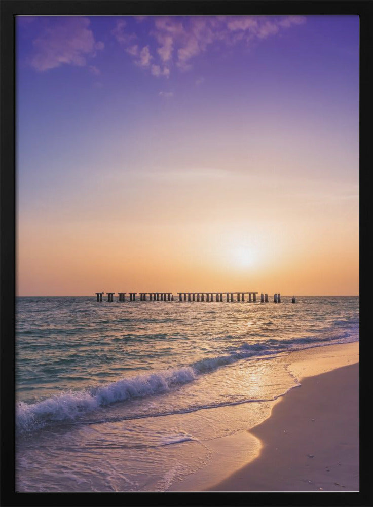 Wandkunst Gasparilla Island Sonnenuntergang