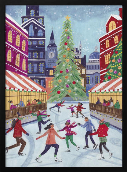 Leinwandbild Wandkunst Skating in London