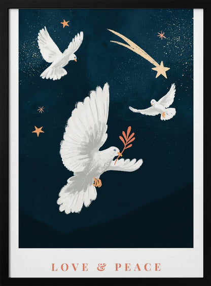 Wandbild Leinwandbild Liebe & Frieden