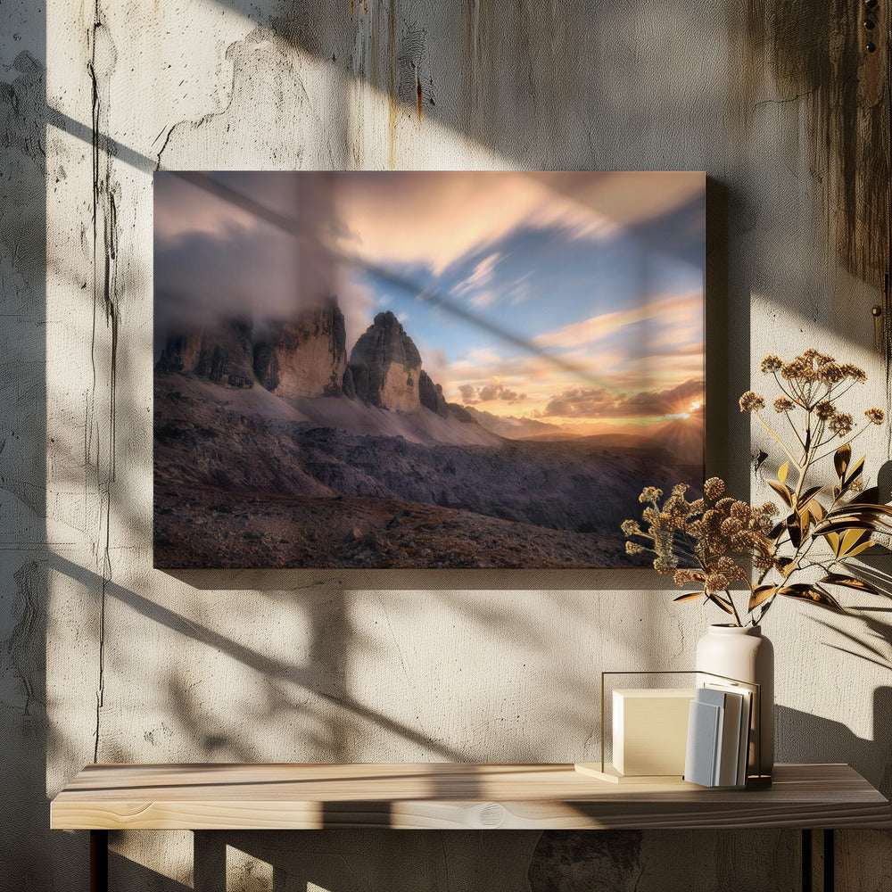 Wandbild Der letzte Moment