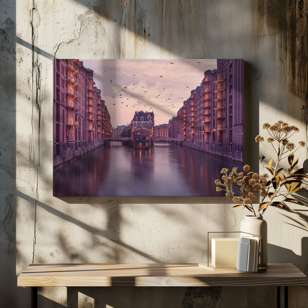 Wandbild – Stadt der Lagerhäuser