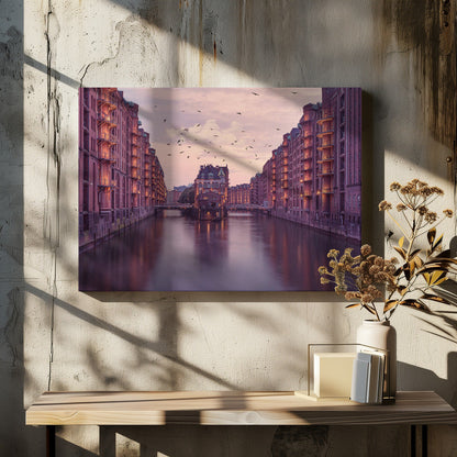 Wandbild – Stadt der Lagerhäuser