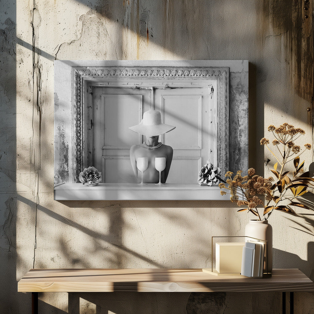 Wandbild „Duality“ auf Leinwand
