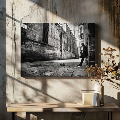 Wandbild Stille Straße