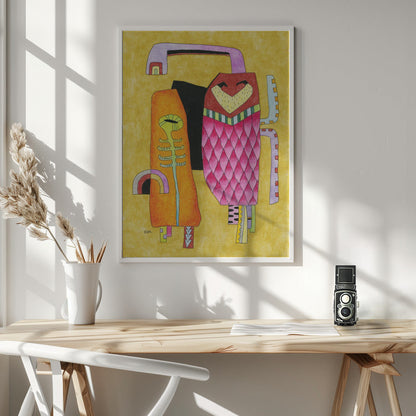 Wall art Gladiolus