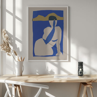 Wandkunst Muse ausgeschnitten
