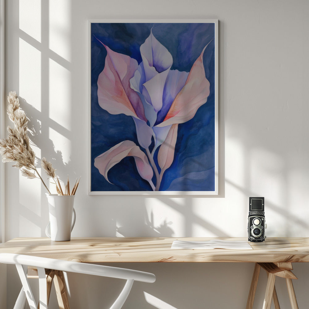 Wandkunst Gemalte Formen und Pflanzen 15