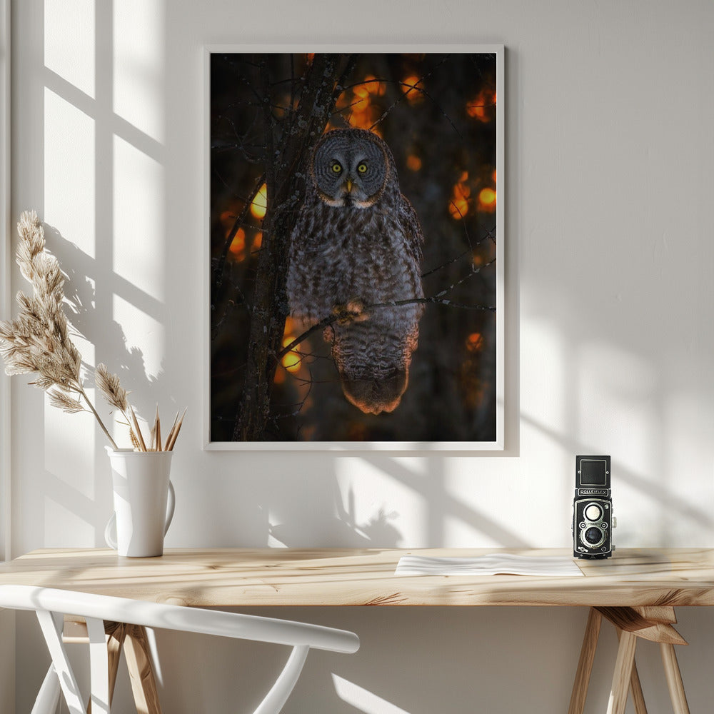 Wandbild Feierlicher Sonnenuntergang