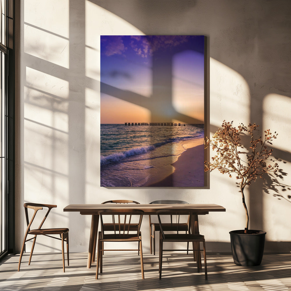 Wandkunst Gasparilla Island Sonnenuntergang