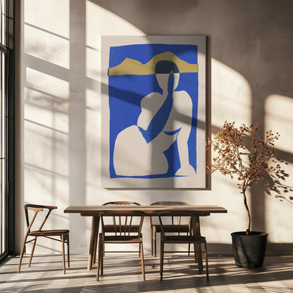 Wandkunst Muse ausgeschnitten
