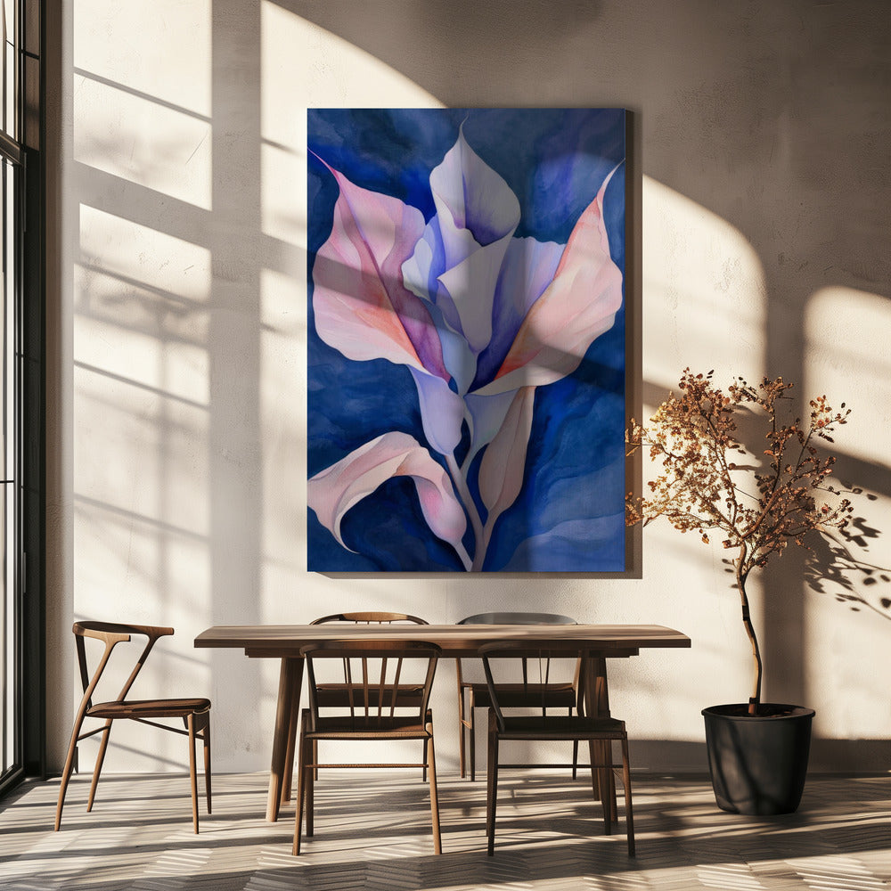 Wandkunst Gemalte Formen und Pflanzen 15