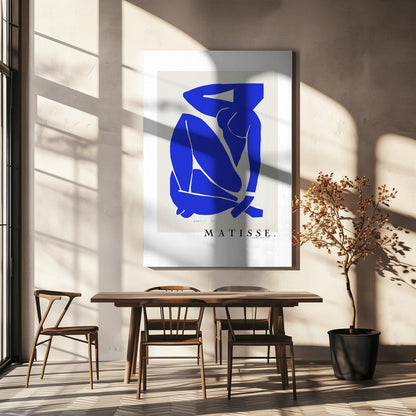 Wall art Nudo Blu III 1952 Boarder