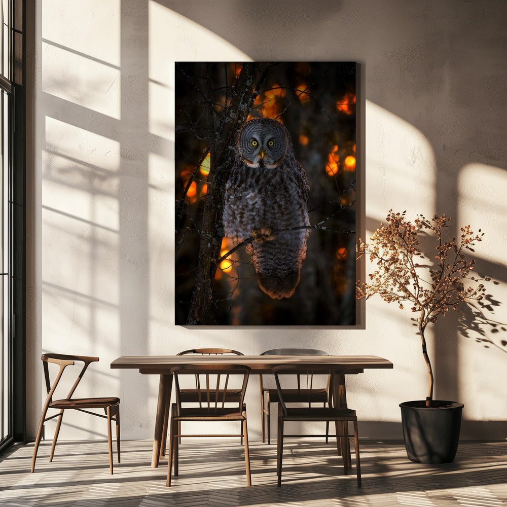 Wandbild Feierlicher Sonnenuntergang