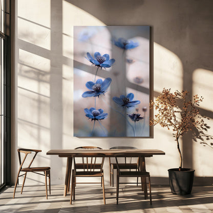 Wandbild Kosmos blau