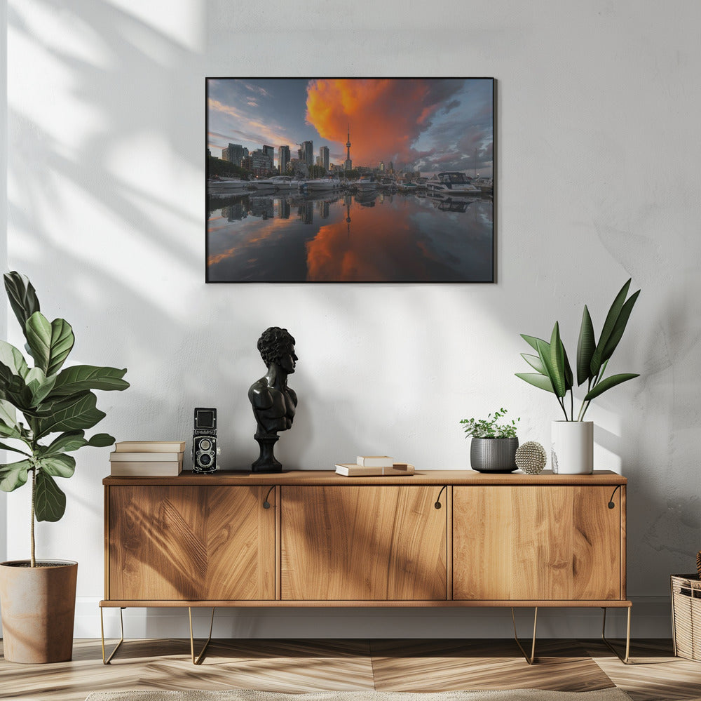 Wandbild Burn in Toronto Leinwandbild