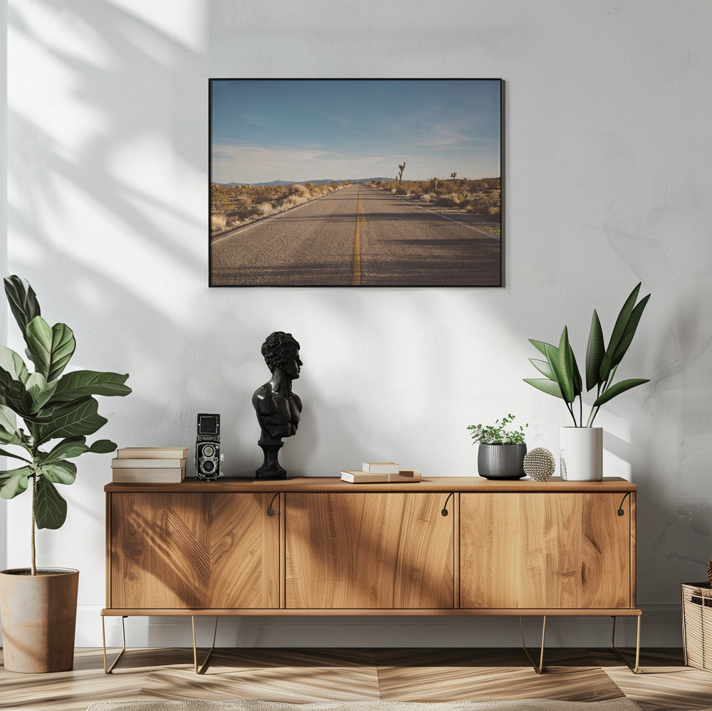 Wandbild Joshua Tree Road