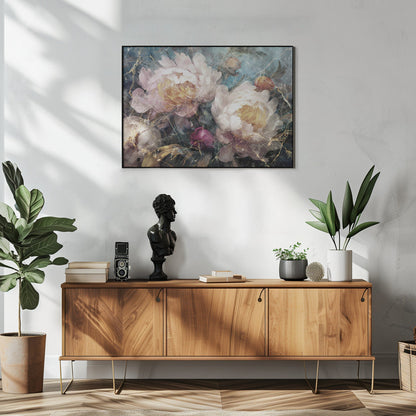 Wandbild Blumen Blumenkunst Illustration Wandkunst 015