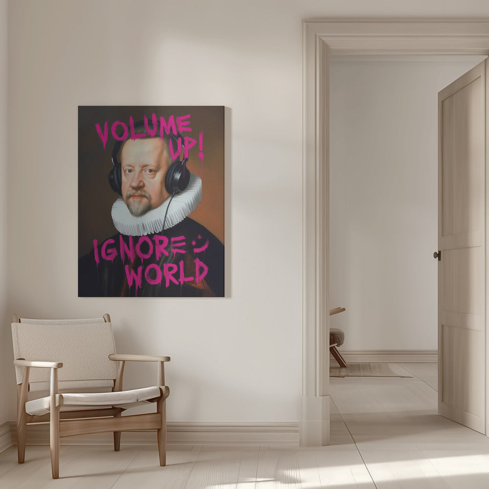 Volume Up Canvas Print