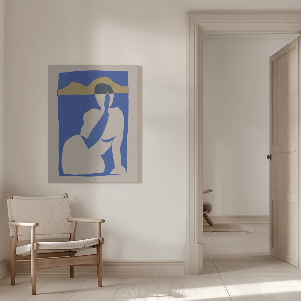 Wandkunst Muse ausgeschnitten