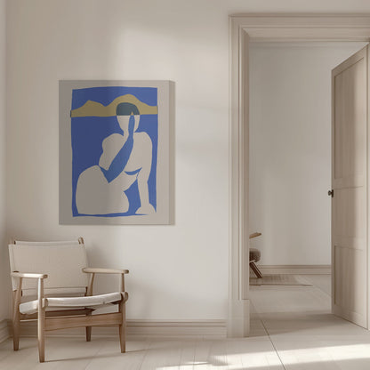 Wandkunst Muse ausgeschnitten