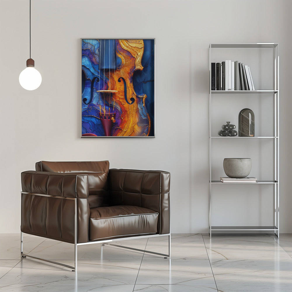 Leinwandbild Wandbild Musik Violine 2