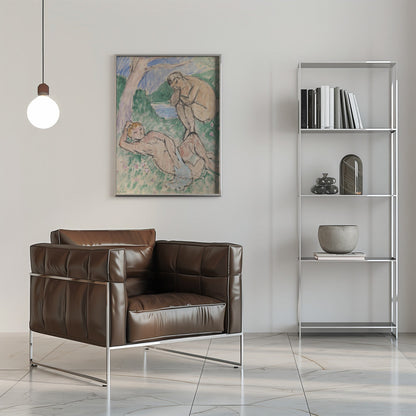 Wandbild Baigneurs