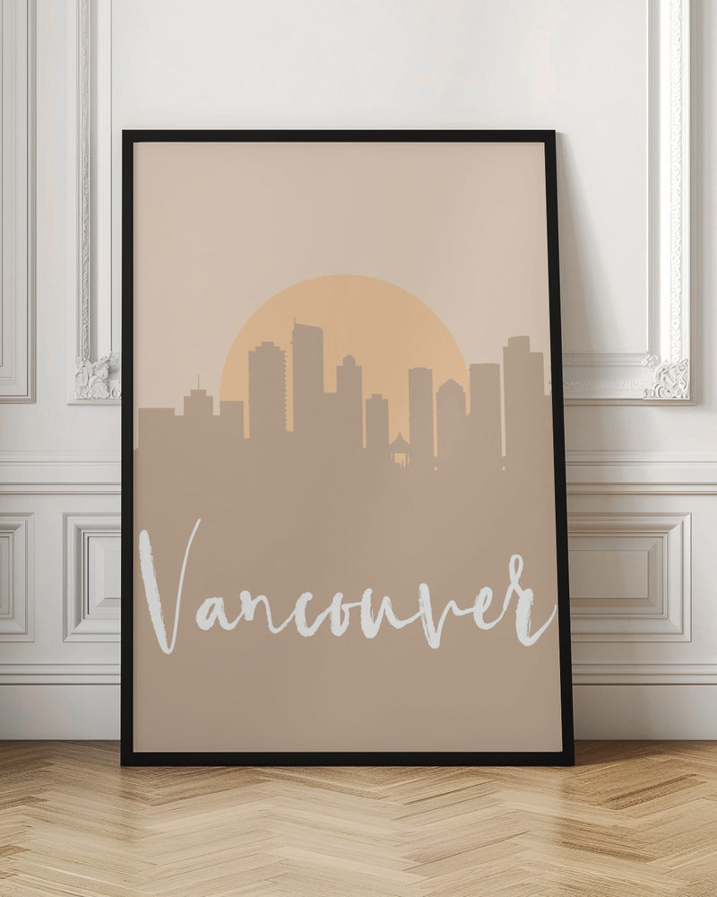 Wandbild Skyline Erdtöne 2 90
