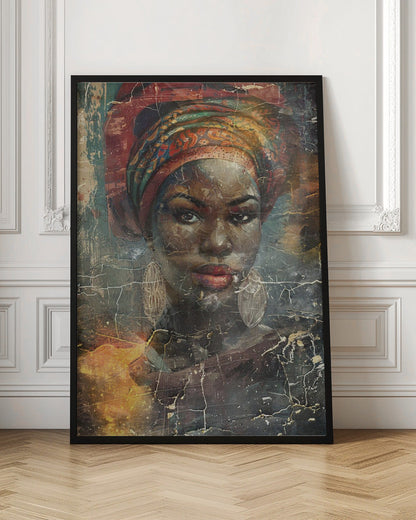 Wandbild Afrikanische Kunst Illustration Wandkunst 068