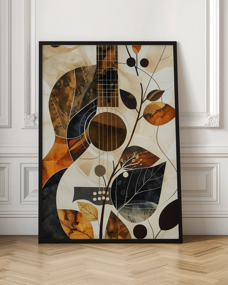 Musik Gitarren Collage (1) Leinwandbild