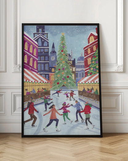 Leinwandbild Wandkunst Skating in London