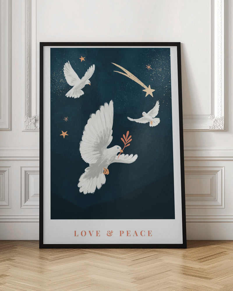 Wandbild Leinwandbild Liebe & Frieden