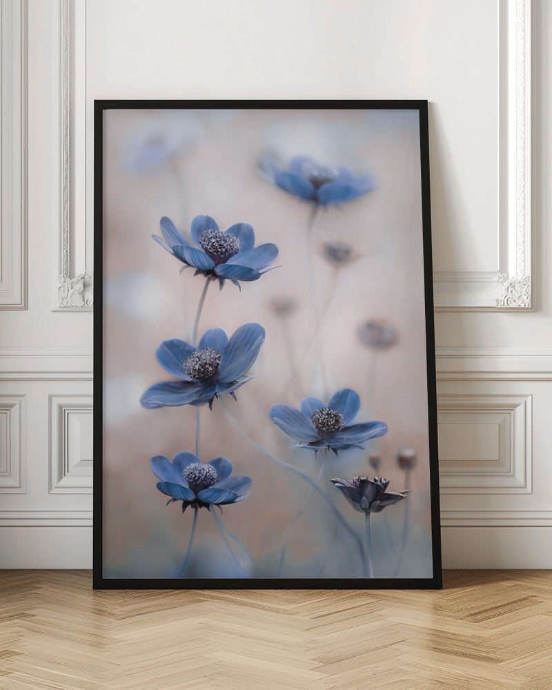 Wandbild Kosmos blau